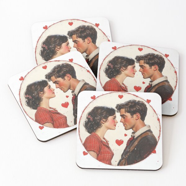 Item preview, Vintage Cute couple designed and sold by MendaciousMina.