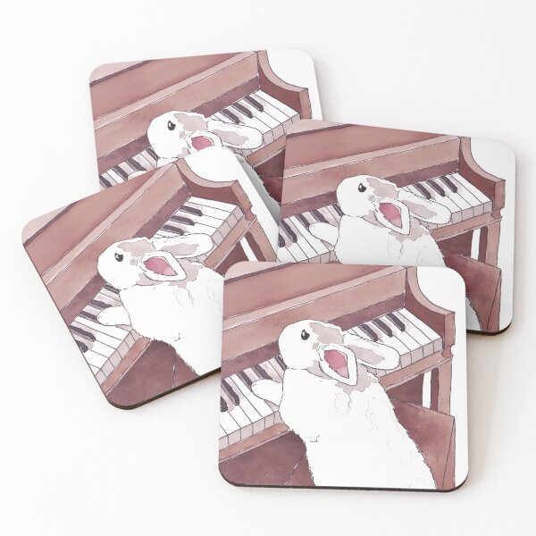 Item preview, Piano Bunny Rabbit designed and sold by inKseparable.