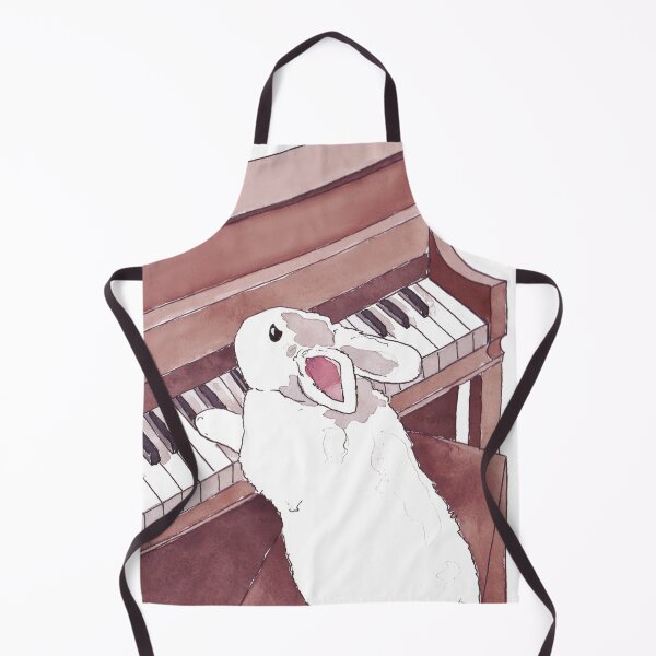 Aperçu de l'œuvre Lapin piano créée et vendue par inKseparable.