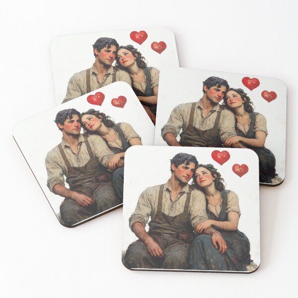 Item preview, Vintage Cute couple designed and sold by MendaciousMina.