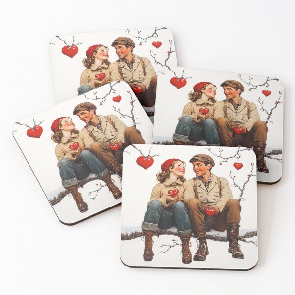 Item preview, Vintage Cute couple designed and sold by MendaciousMina.