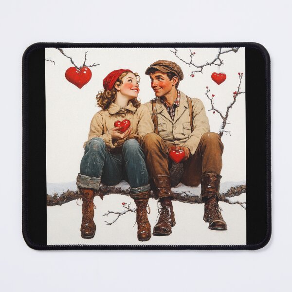 Item preview, Vintage Cute couple designed and sold by MendaciousMina.