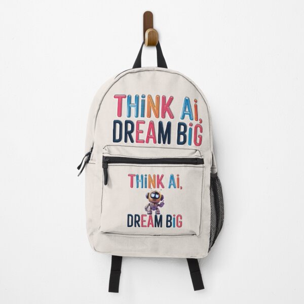 Item preview, Think AI, Dream Big - Futuristic Robot Digital Art designed and sold by Witsprings.