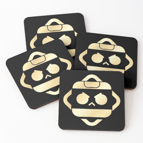 Item preview, Brawl Stars 8Bit Character Gold Icon designed and sold by Kubala Designs.