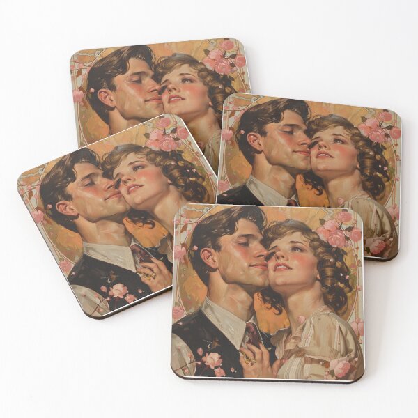 Item preview, Vintage Cute couple designed and sold by MendaciousMina.
