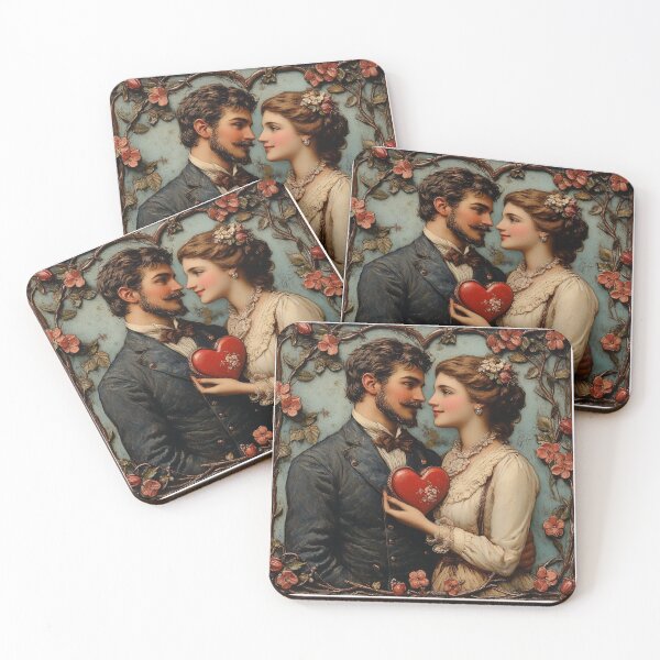 Item preview, Vintage Cute couple designed and sold by MendaciousMina.