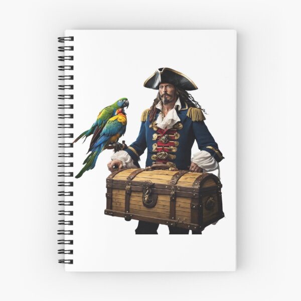 Item preview, A Charismatic Pirate Captain Standing on the Deck" designed and sold by Filmcharlie-Shop.
