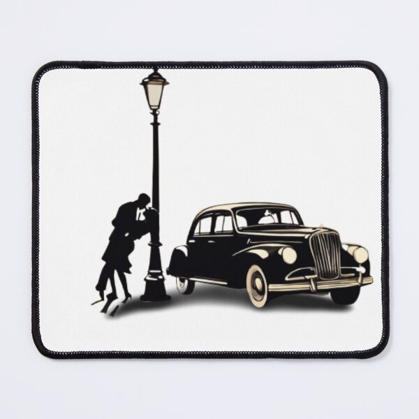Item preview, A Couple Dancing Under a Streetlight on a Cobblestone Street" designed and sold by Filmcharlie-Shop.