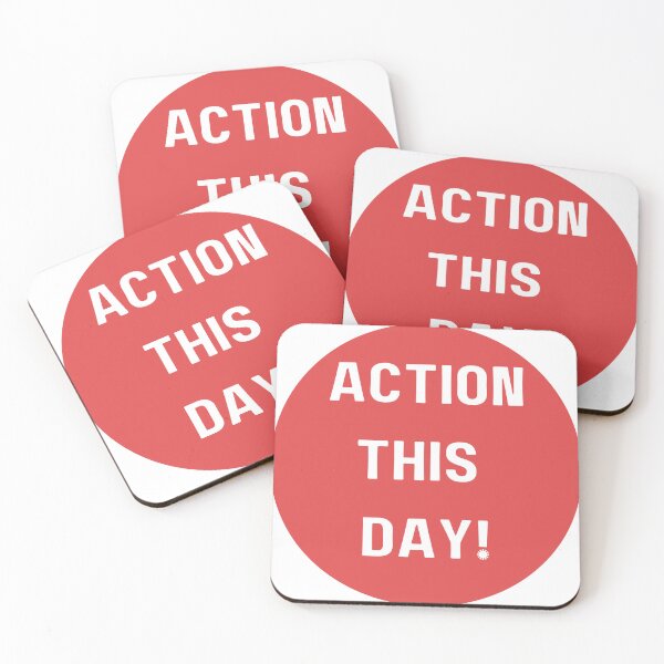 Item preview, Action this Day!! designed and sold by RimbeyArt.