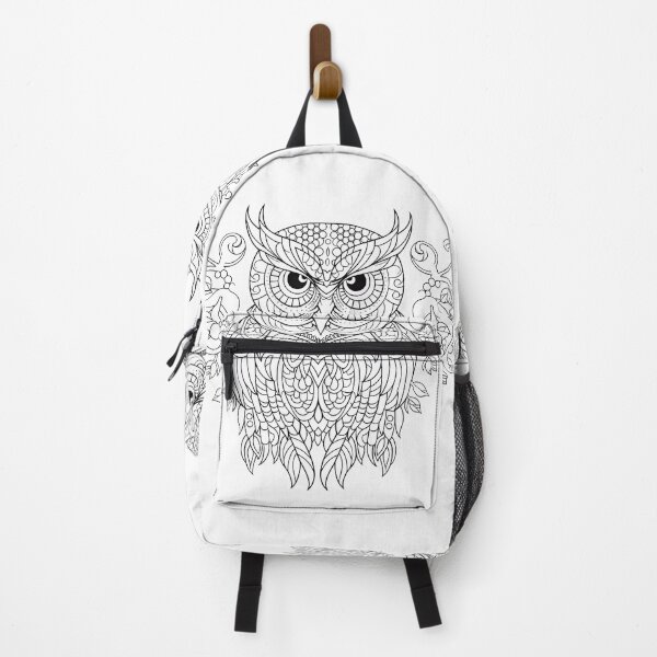 Item preview, Owl #3 Coloring Page Pattern designed and sold by DavidColoring.
