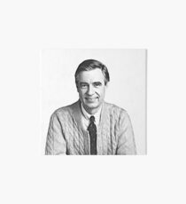 Fred Rogers Portrait Art Board