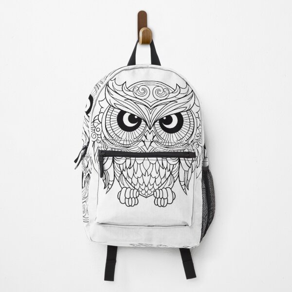 Item preview, Owl #5 Coloring Page Pattern designed and sold by DavidColoring.