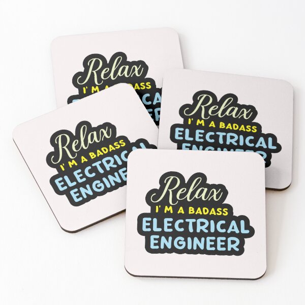 Item preview, Relax i am a Badass Electrical Engineer Shirts and Gifts for Electrical Engineering Students and Engineers designed and sold by Science Engineering Gifts.