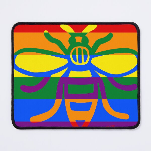 Item preview, Manchester Worker Bee Multicoloured LGBT 2020 designed and sold by MarkEdz.