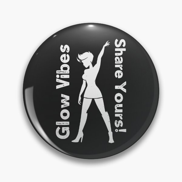 Item preview, Glow Vibes Share Yours Bold Woman Silhouette In White designed and sold by SplashTastic.