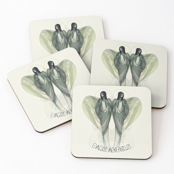 Item preview, Dark Angels. Double Protection. No Text Version. designed and sold by Shoot-The-Moon.
