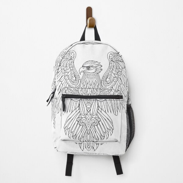 Item preview, Eagle #2 Coloring Page Pattern designed and sold by DavidColoring.