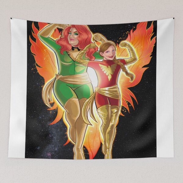 Item preview, Aunty Firebird & Niece designed and sold by DMandaMartini.