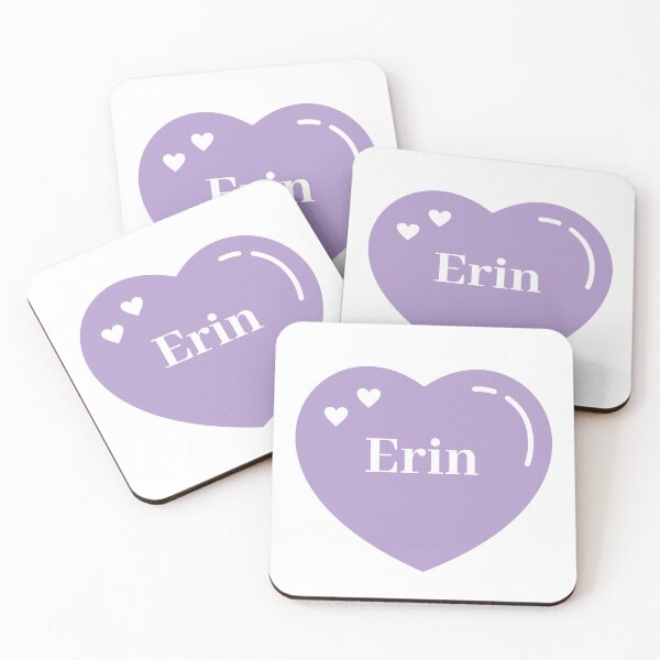Item preview, Erin Name Girl Purple designed and sold by Monika Howarth.