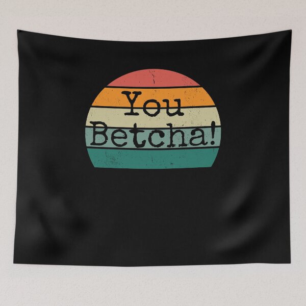 Item preview, You Betcha Funny Minnesota saying Midwestern retro sunset designed and sold by snowry.