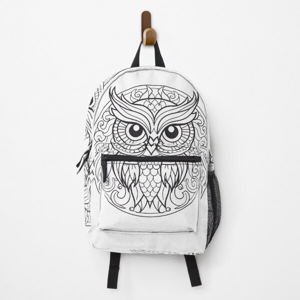 Item preview, Owl #9 Coloring Page Pattern designed and sold by DavidColoring.