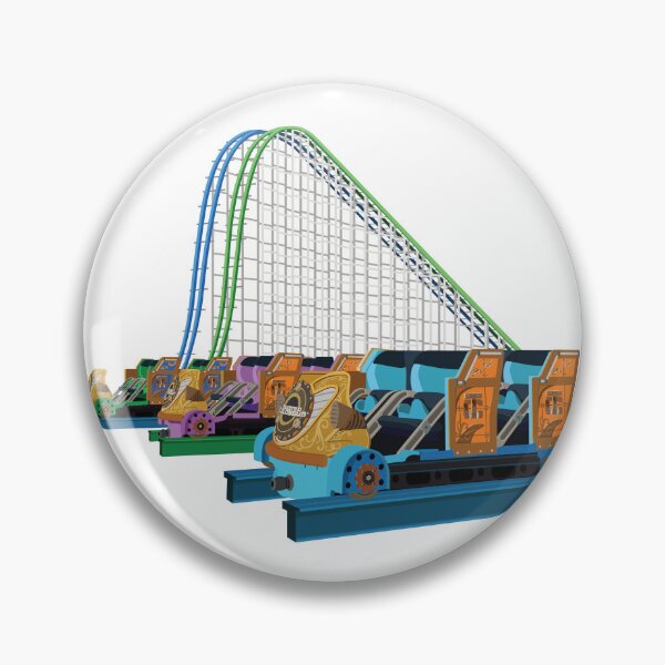 Item preview, Twisted Colossus Six Flags Magic Mountain Train Design designed and sold by CoasterMerch.