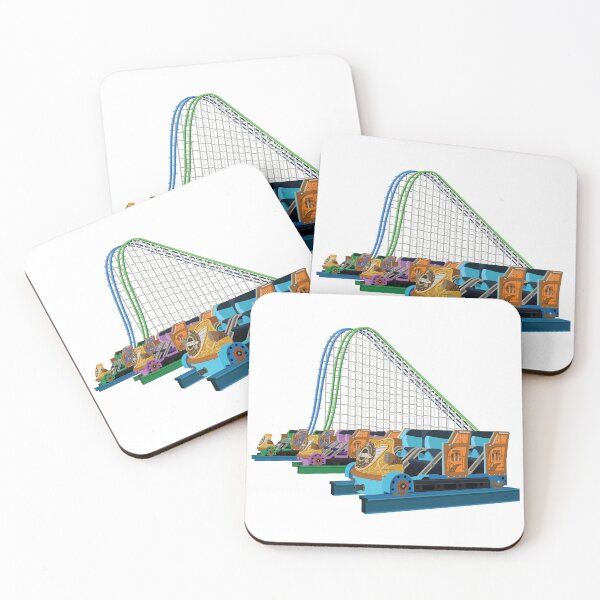 Item preview, Twisted Colossus Six Flags Magic Mountain Train Design designed and sold by CoasterMerch.