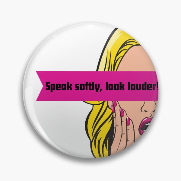 Item preview, Speak softly, look louder! - Comics girl designed and sold by Floter80.