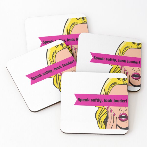 Item preview, Speak softly, look louder! - Comics girl designed and sold by Floter80.