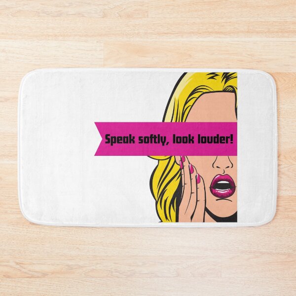 Item preview, Speak softly, look louder! - Comics girl designed and sold by Floter80.