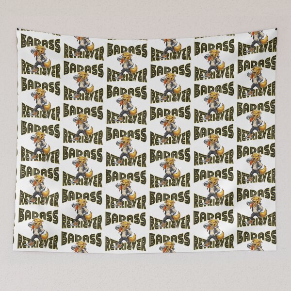 Item preview, Badass Golden Retriever – Cool Dog Attitude designed and sold by RvinJo8.