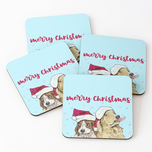Item preview, Merry Christmas Dogs designed and sold by inKseparable.