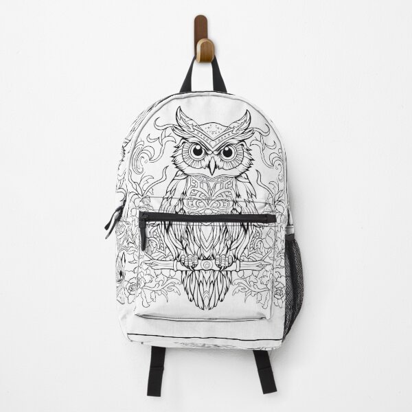Item preview, Owl #15 Coloring Page Pattern  designed and sold by DavidColoring.