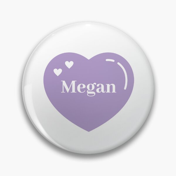 Item preview, Nombre de niña Megan morado designed and sold by Monika Howarth.