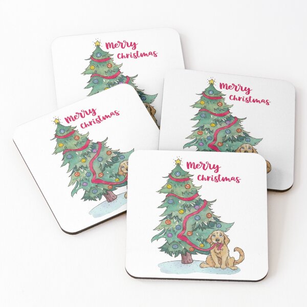 Item preview, Merry Christmas Tree Dog designed and sold by inKseparable.