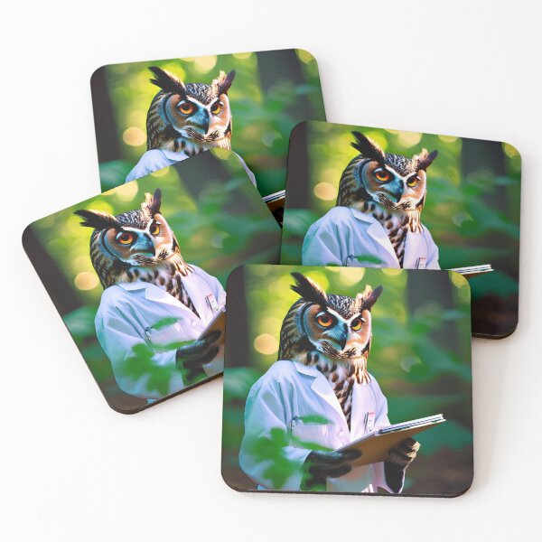 Item preview, Owl Doctor in Enchanted Forest designed and sold by LoveingShop.