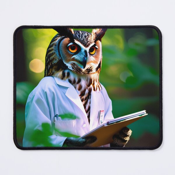 Item preview, Owl Doctor in Enchanted Forest designed and sold by LoveingShop.