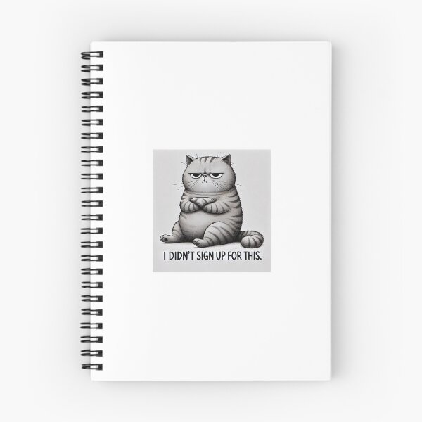 Item preview, This Cat Didn’t Sign Up for This designed and sold by sammy096.