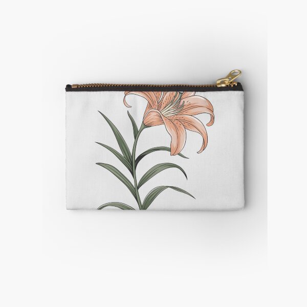 Item preview, FLOR LÍRIO COR LARANJA PASTEL FUNDO BRANCO DESENHO designed and sold by khufra1.