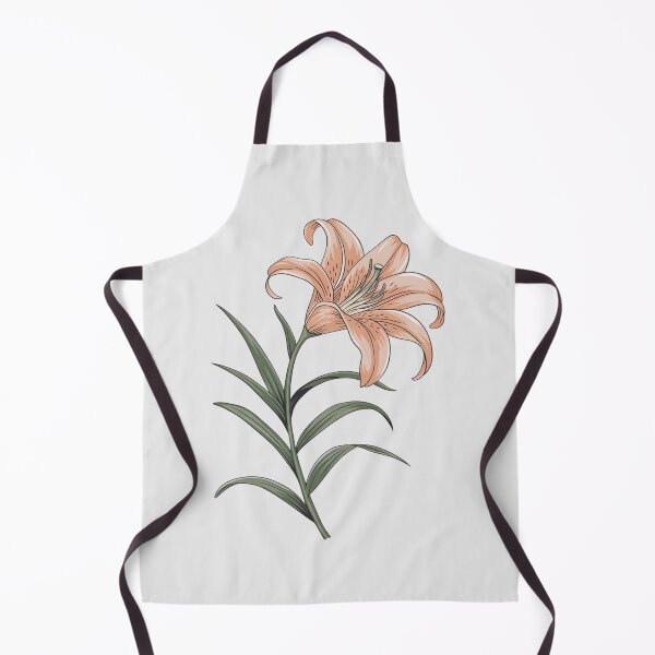 Item preview, FLOR LÍRIO COR LARANJA PASTEL FUNDO BRANCO DESENHO designed and sold by khufra1.