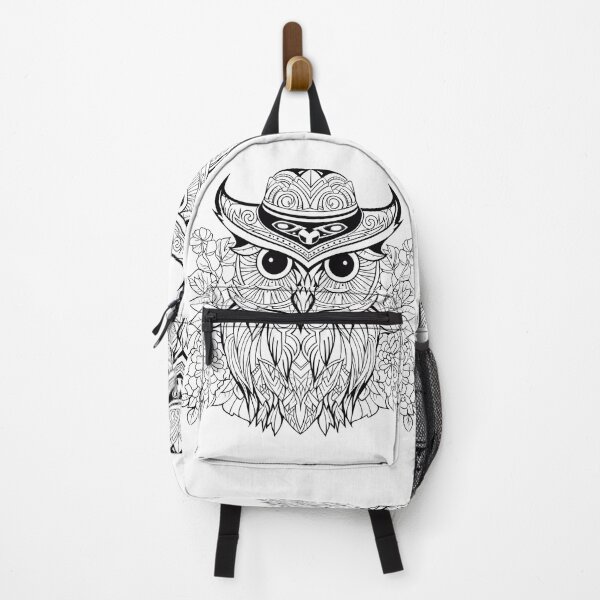 Item preview, Owl #18 Coloring Page Pattern  designed and sold by DavidColoring.