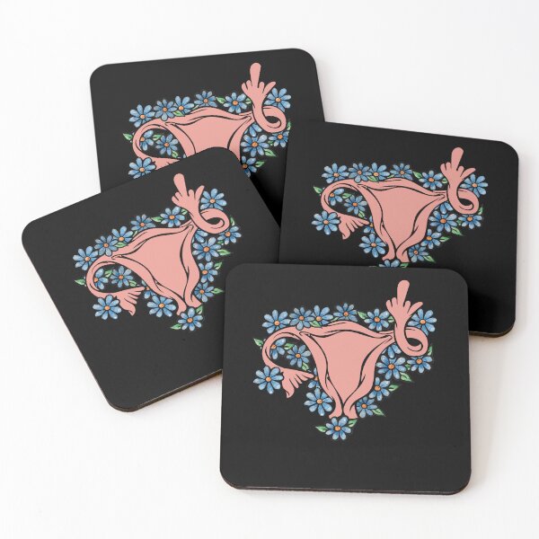 Item preview, Middle Finger Uterus Pro-choice Feminist designed and sold by FrictionMaxxing.