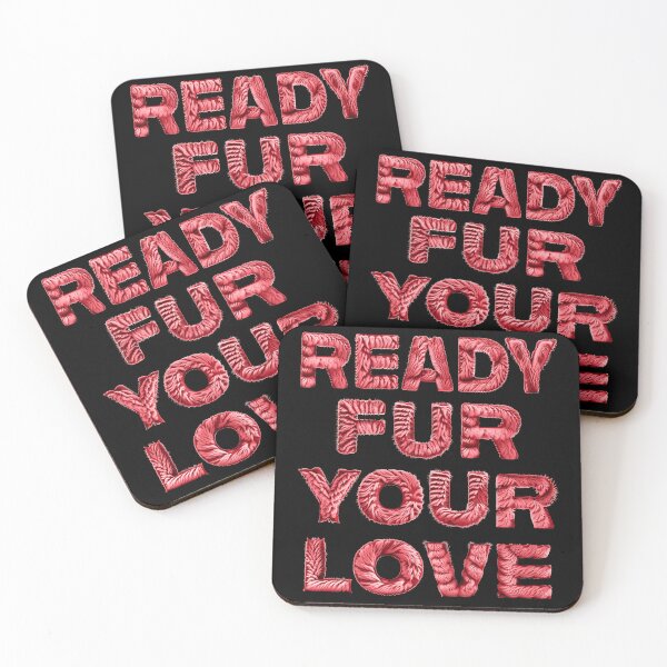 Item preview, Ready fur your love funny Valentine's Day design designed and sold by PetsArt.