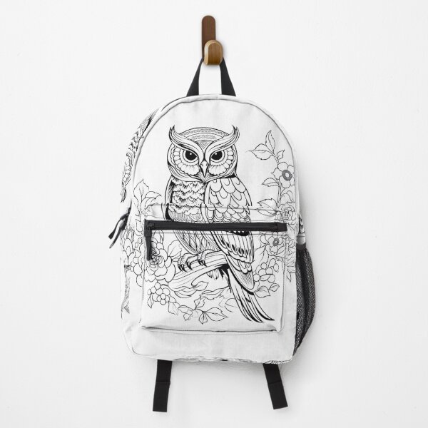 Item preview, Owl #20 Coloring Page Pattern designed and sold by DavidColoring.