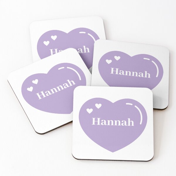 Item preview, Hannah Name Girl Purple designed and sold by Monika Howarth.
