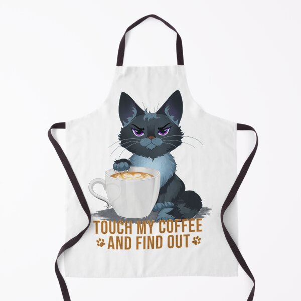 Item preview, Grumpy Coffee Kitty - Touch My Coffee and Find Out designed and sold by NMT Designs.