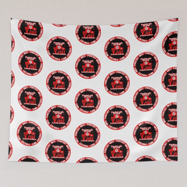Item preview, Los fascistas no pasarán / La lucha continúa / Anti - Fascist designed and sold by ArtDesign_.