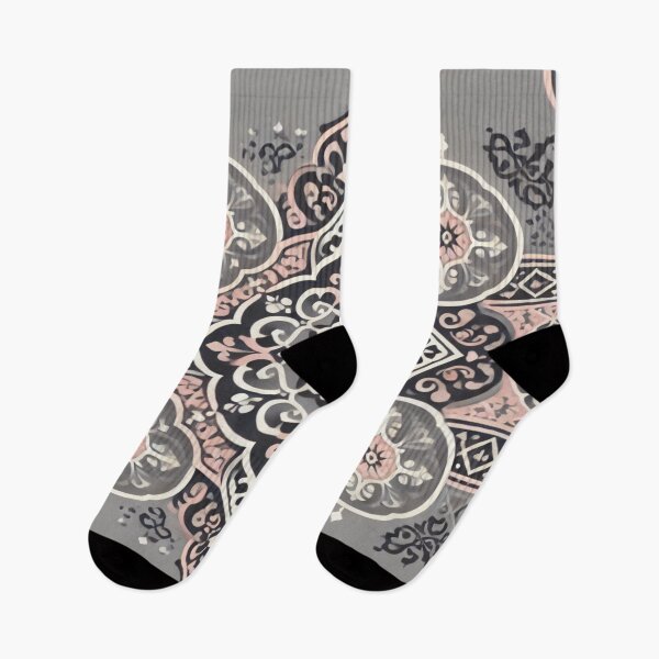 Item preview, Moorish Sophistication in Pearl Gray and Blush Pink designed and sold by FAONIM.