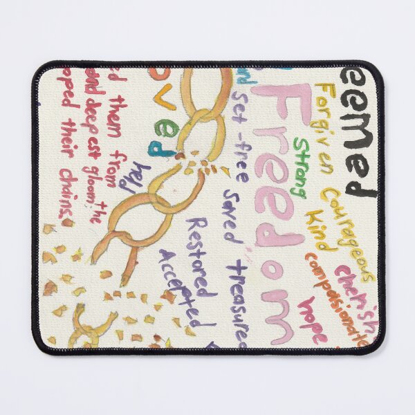 Item preview, Redeemed: The Chains are broken word art designed and sold by Loxihelm1.