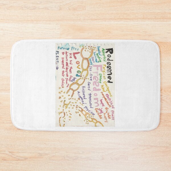 Item preview, Redeemed: The Chains are broken word art designed and sold by Loxihelm1.